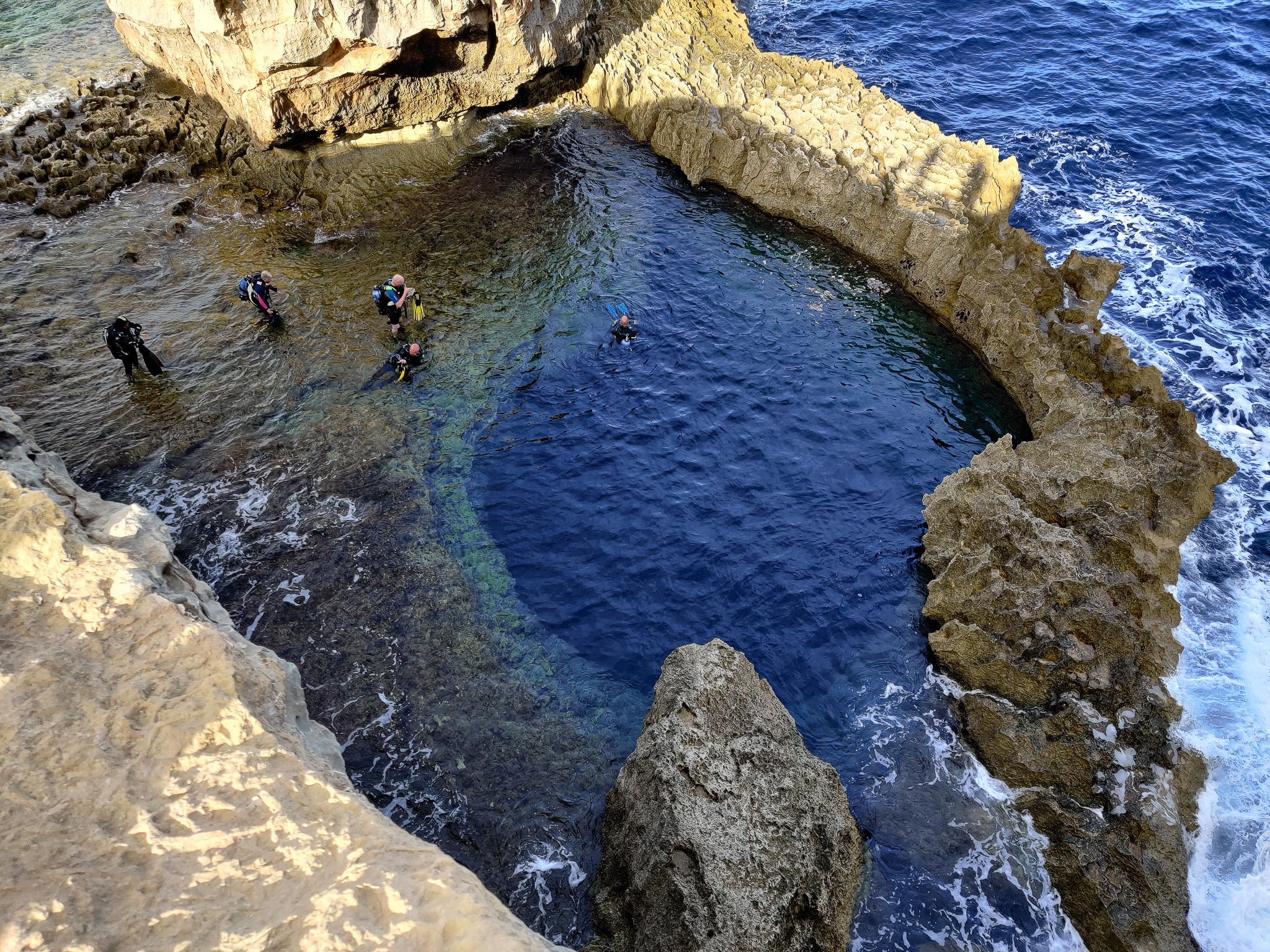 Blue Hole, Gozo. Foto: Ingvar Eliasson